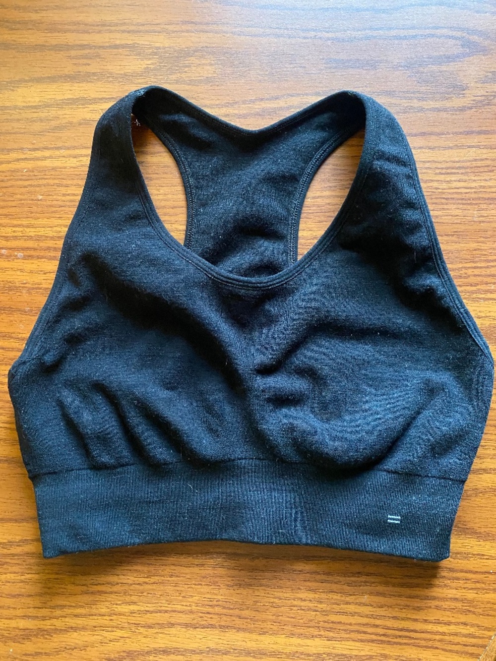 Branwyn Seamless Merino Wool Racerback Sports Bra